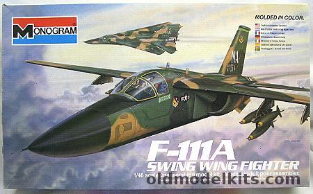Monogram 1/48 F-111A, 5804 plastic model kit